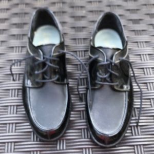 Black tuxedo shoes